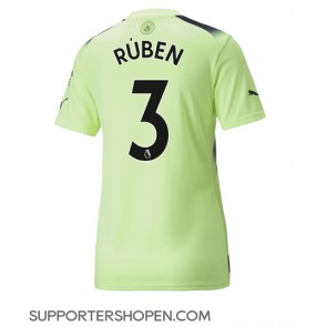 Manchester City Ruben Dias #3 Tredje Matchtröja Dam 2022-23 Kortärmad